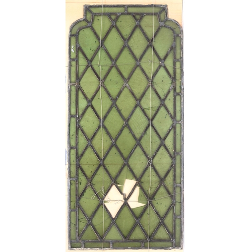 1219 - Architectural Salvage. A collection of thirteen stained and leaded glass windows, late 19th/early 20... 