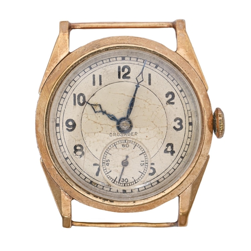 198 - A Marly's Watch Co 9ct gold gentleman's wristwatch, Crusader, 29mm diam, Birmingham 1938, 21g... 