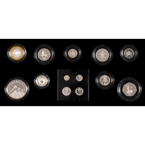 558 - Silver coins. Proof Queen's 80th Birthday Commemorative Collection and Maundy money thirteen coin se... 