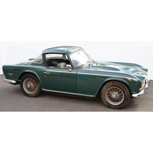 759 - Motor Car. Sold on the instructions of executors. 1968 Triumph TR5, Conifer Green, chassis No CP.178... 