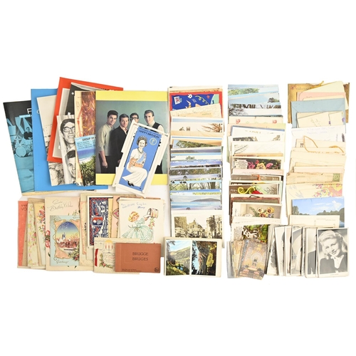 852 - Miscellaneous postcards and printed ephemera