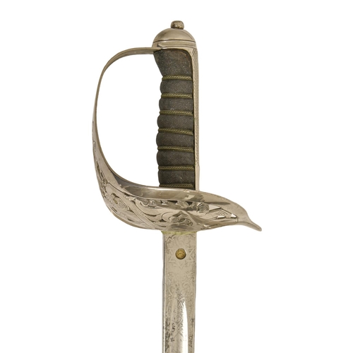 970 - An 1895 pattern infantry officer's sword and scabbard, Junior Army & Navy Stores Ltd Regent Stre... 