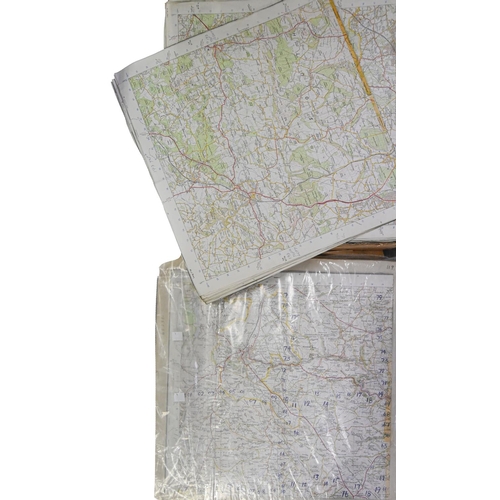 990A - A quantity of Ordnance Survey, Bartholomews and other folding maps of the United Kingdom and Europe... 