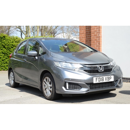 160 - Motor car. Honda Jazz SE 1-VTEC CVT five door hatchback, petrol, automatic, 4051 miles, grey, one ow... 