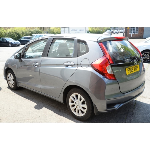 160 - Motor car. Honda Jazz SE 1-VTEC CVT five door hatchback, petrol, automatic, 4051 miles, grey, one ow... 