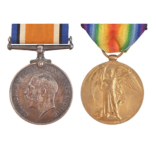 164 - WWI, pair, British War Medal and Victory Medal 5788 Pte P Kidd W York R