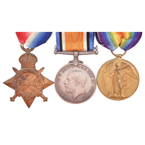 169 - WWI, group of three, 1914-15 Star, British War Medal and Victory Medal 2606 Pte A Edmonds 3-Lond R [... 