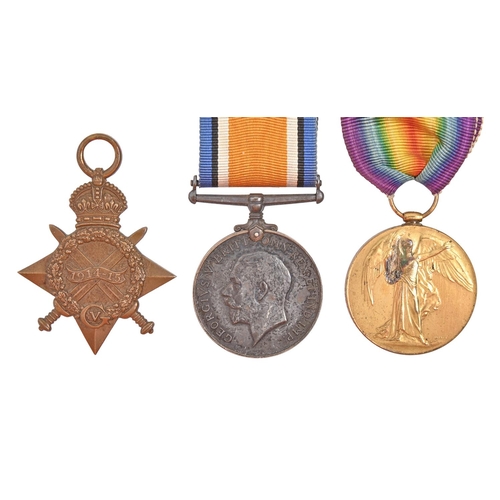 172 - WWI, group of three, 1914-15 Star, British War Medal and Victory Medal 3081 Pte C H Hunt Notts &... 