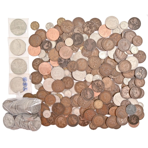 193 - Silver coins. United Kingdom, period 1920-46, 19ozs 13dwts and miscellaneous other pre-decimal base ... 