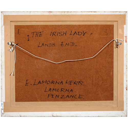 403 - Elizabeth Lamorna Kerr (1904-1990) - The Irish Lady and Landsend, signed, signed again, inscribed wi... 