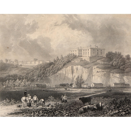 420 - Nottingham interest. After Samuel and Nathaniel Buck - South View of Nottingham from the Rye Hills i... 