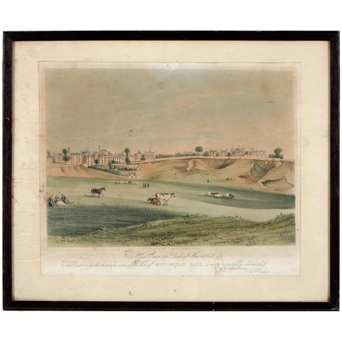 420 - Nottingham interest. After Samuel and Nathaniel Buck - South View of Nottingham from the Rye Hills i... 