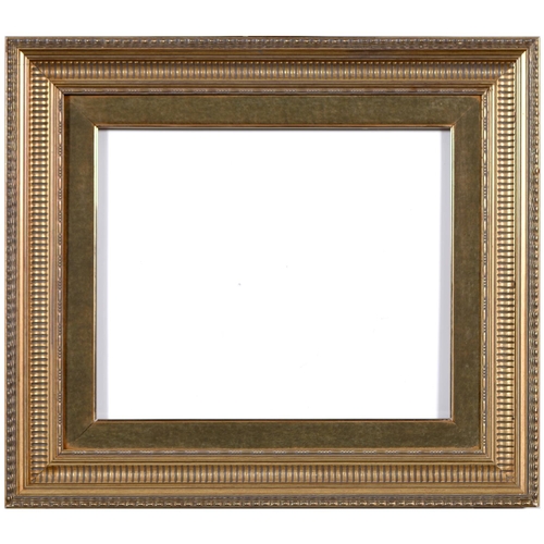 426 - A Victorian giltwood and composition picture frame and mount, sight 36 x 50cm and a modern gilt fram... 