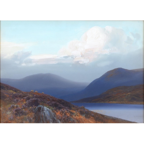 472 - Frederick John Widgery (1861-1942) - The Head of Loch Achray; Ben Venue from Loch Achray, a pair, bo... 