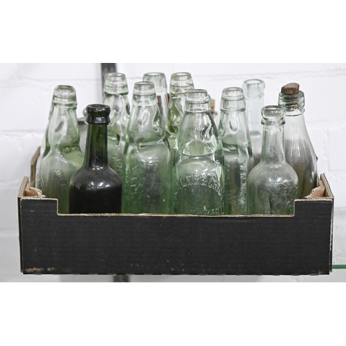 843 - A quantity of antique bottles