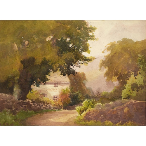 1047 - Stanley H. Bish, Nottingham Artist, late 19th/early 20th c - Four Landscapes, signed, watercolo... 