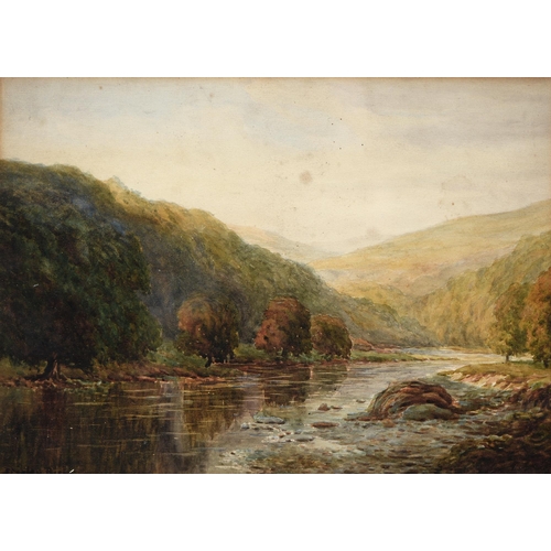 1047 - Stanley H. Bish, Nottingham Artist, late 19th/early 20th c - Four Landscapes, signed, watercolo... 