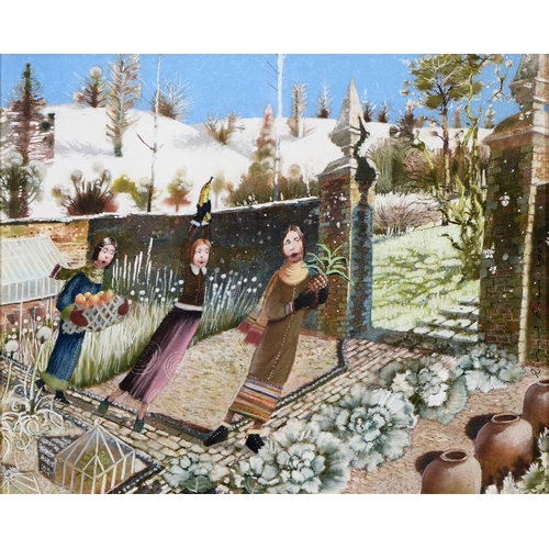 1107 - Richard Adams (1960 - ) - Out of the Hothouse, signed and dated 2003, varnished chalk pastel, 37.5 x... 