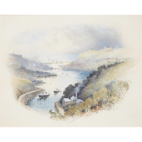 1121 - Charles Robertson RWS (1844-1891) - Whitby Yorkshire, signed with monogram, watercolour, 16 x 20cmPr... 