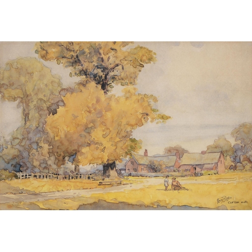 1127 - Francis William Stacey Blake (1873-1964) - Clifton Nottingham, signed and inscribed, watercolour, 27... 