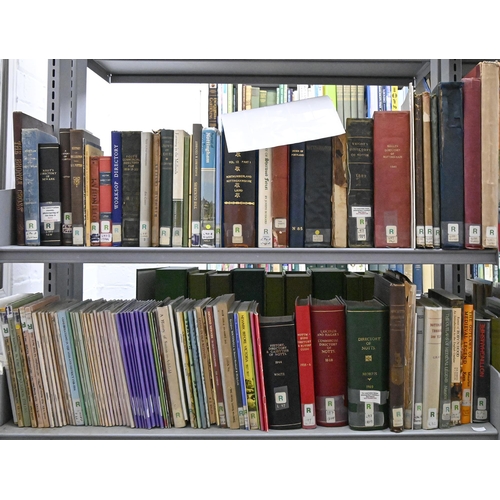 1368 - Books. 8 shelves of ex-library stock, 19th c & later, local interest and topography, including K... 