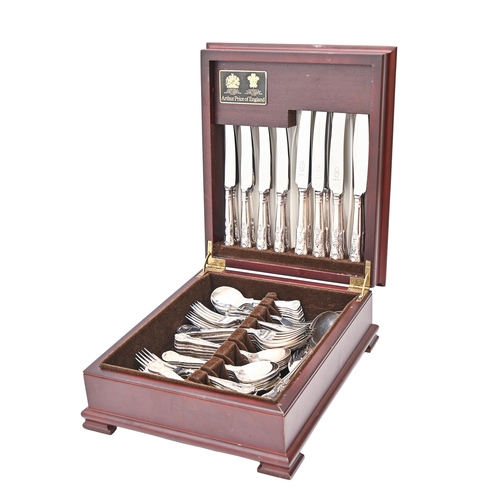 399 - An Arthur Price fitted canteen of Kings pattern EPNS cutlery