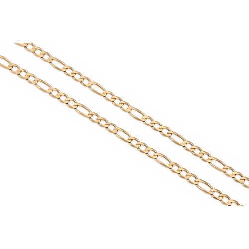 67 - A 9ct gold necklace, 51cm l, 8.5g