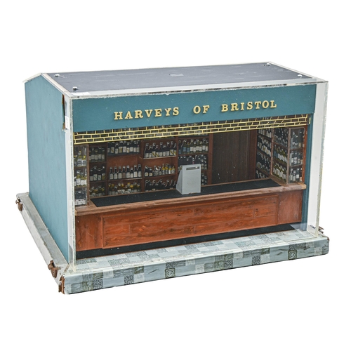 912 - Terence Conran CH (1931-2020) - An architectural model off licence for Harvey's of Bristol, wood, pa... 