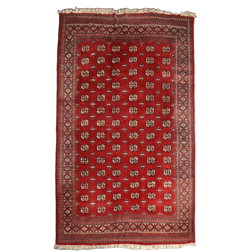 1251 - A  Bokhara pattern carpet, 282 x 367cm