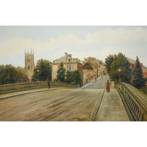 1157 - George Willis Pryce (1866-1949) – Workman Bridge Evesham; Hampton Ferry Evesham; Warwick Castle, thr... 