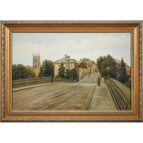 1157 - George Willis Pryce (1866-1949) – Workman Bridge Evesham; Hampton Ferry Evesham; Warwick Castle, thr... 