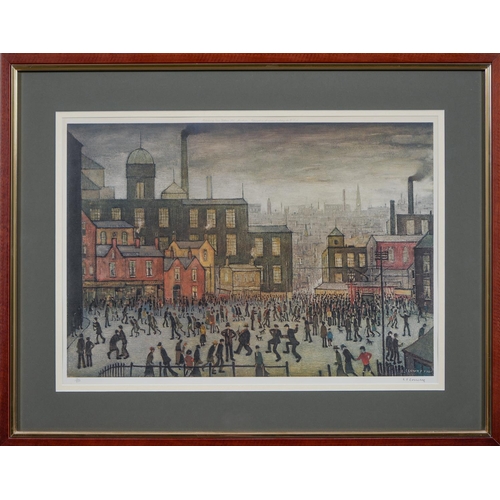 1161 - Laurence Stephen Lowry RA (1887-1976) - Our Town, reproduction printed in colour, published by Grove... 