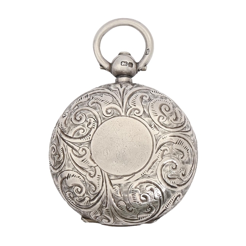 346 - An Edwardian silver sovereign case, 34mm diam, by Dennison, Wigley & Co, Birmingham 1906... 