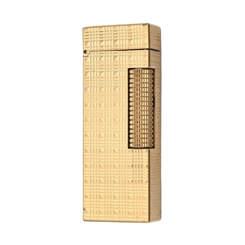 404 - An Alfred Dunhill gold plated Rollagas lighter, boxed