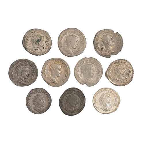 583 - Roman Empire, Silver and base silver Antoniniani of Gordian III, Porbus, Valerian etc, mostly Fine, ... 