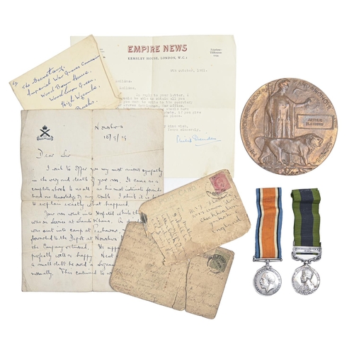 870 - WWI, two, India General Service Medal, one clasp Afghanistan N.W.F. 1919 and British War Medal 11396... 