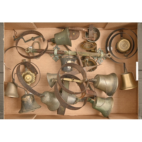 983 - Eleven various English servant's call bells, late 19th c, various sizesA Private Collection of Music... 