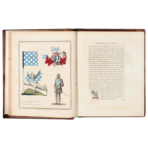 104 - Genealogy. Watson (John, M.A., F.A.S.), Memoirs of the Ancient Earls of Warren and Surrey, and their... 