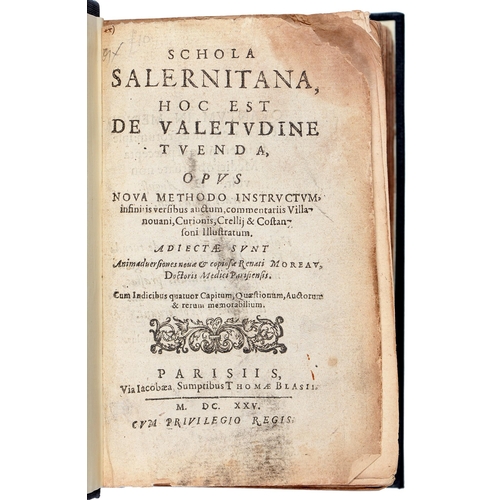 151 - Medical, Health & Wellbeing. [De Mediolano (Joannes, attrib.)] & Moreau (René, editor), Scho... 