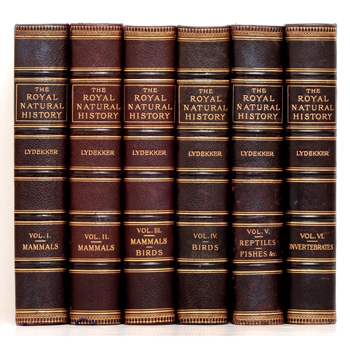 176 - Natural History. Lydekker (Richard, editor), The Royal Natural History, six-volume set, London: Fred... 