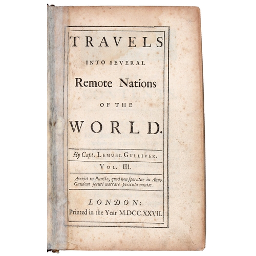 194 - Pseudo-Swift & 'Gulliver's Travels'. Anon, Travels into Several Remote Nations of the World. By ... 