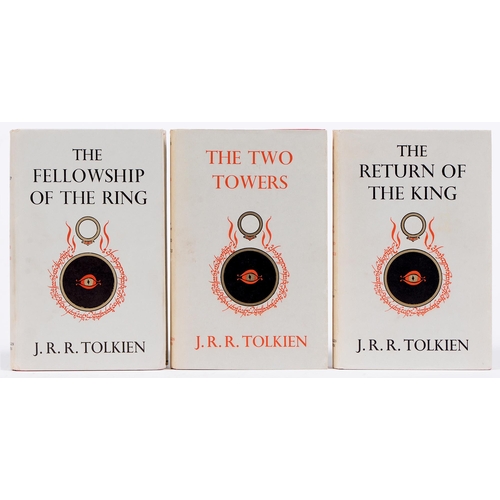 213 - Tolkien (J.R.R.), The Lord of the Rings, three-volume set, first editions, harlequin impressions: Th... 