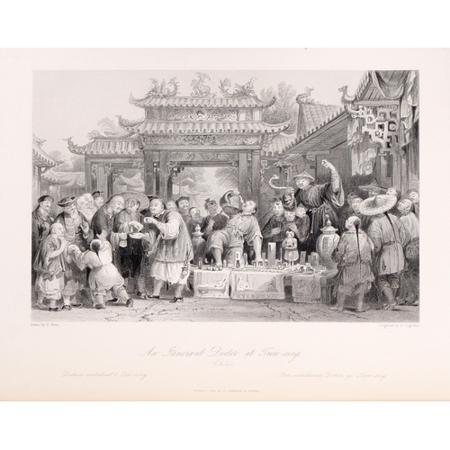 219 - Travel. Wright (Rev. G.N.) & Allom (Thomas, illustrator), China, in a Series of Views, Displayin... 