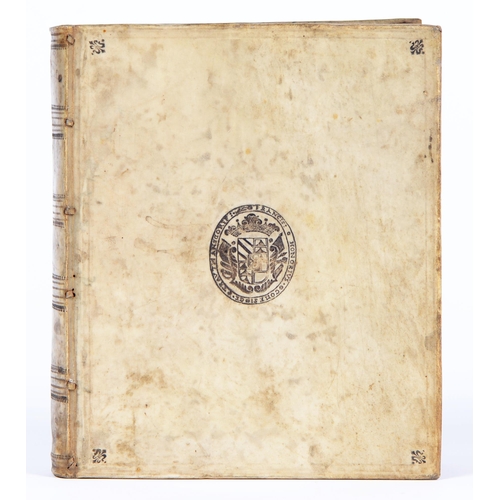 240 - Armorial Binding. [Sepulchral epigraphy and epitaphs] Tonjolæ (Johannis) [Tonjola Johannes], Basilea... 