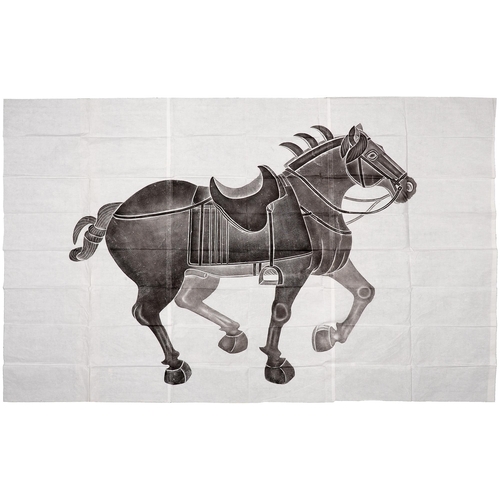 273 - China. A Chinese ink rubbing of a Tang horse, mid-20th c, late Republic/early People's Republic, 132... 