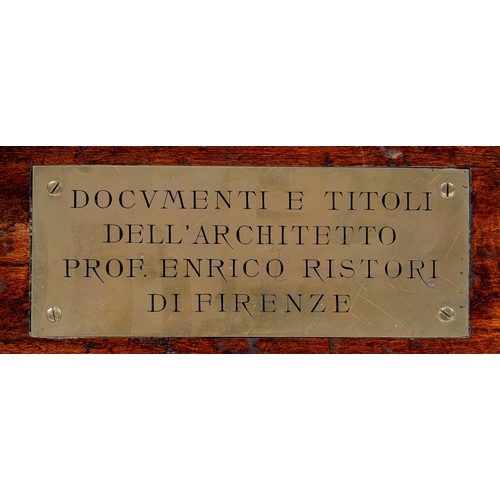 339 - Architecture. An archive of Professor Enrico Ristori of Florence (b. 1861), late 19th/early 20th c, ... 