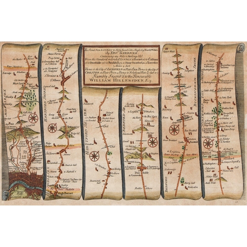 368 - Robert Morden (c. 1650-1703) -  Herefordshire, double-page county map, [London]: Sold by Abel Swale,... 