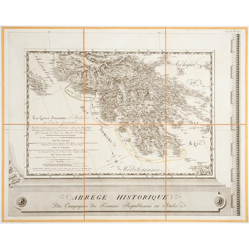 371 - Napoleonic Wars. Bacler d'Albe (1761-1824), Carte générale du théâtre de ... 