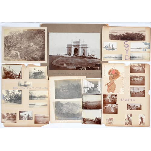 388 - Photography. Approx. 75 world photographs, 19th c and later, comprising approx. 30 snapshots an... 