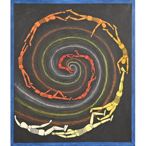 404 - Derek Carruthers (1935-2021) - Untitled (lay figure vortex), signed and dated June - July 2009-2011 ... 